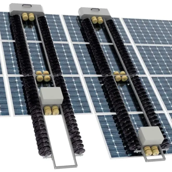 Ground Mount Solar Panel Cleaning Machine | Adjustable Length for 1 to ...